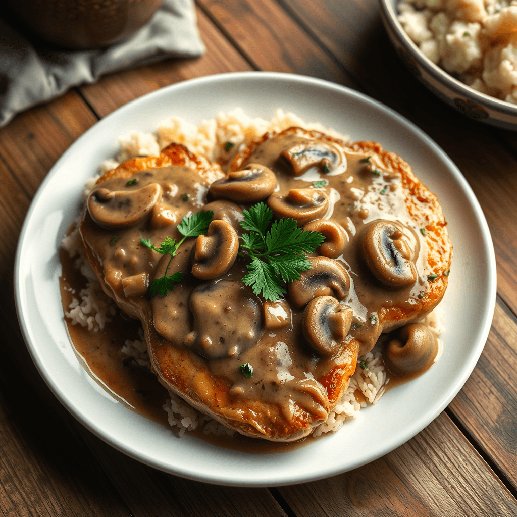 Ćureći odrezak sa gljivama