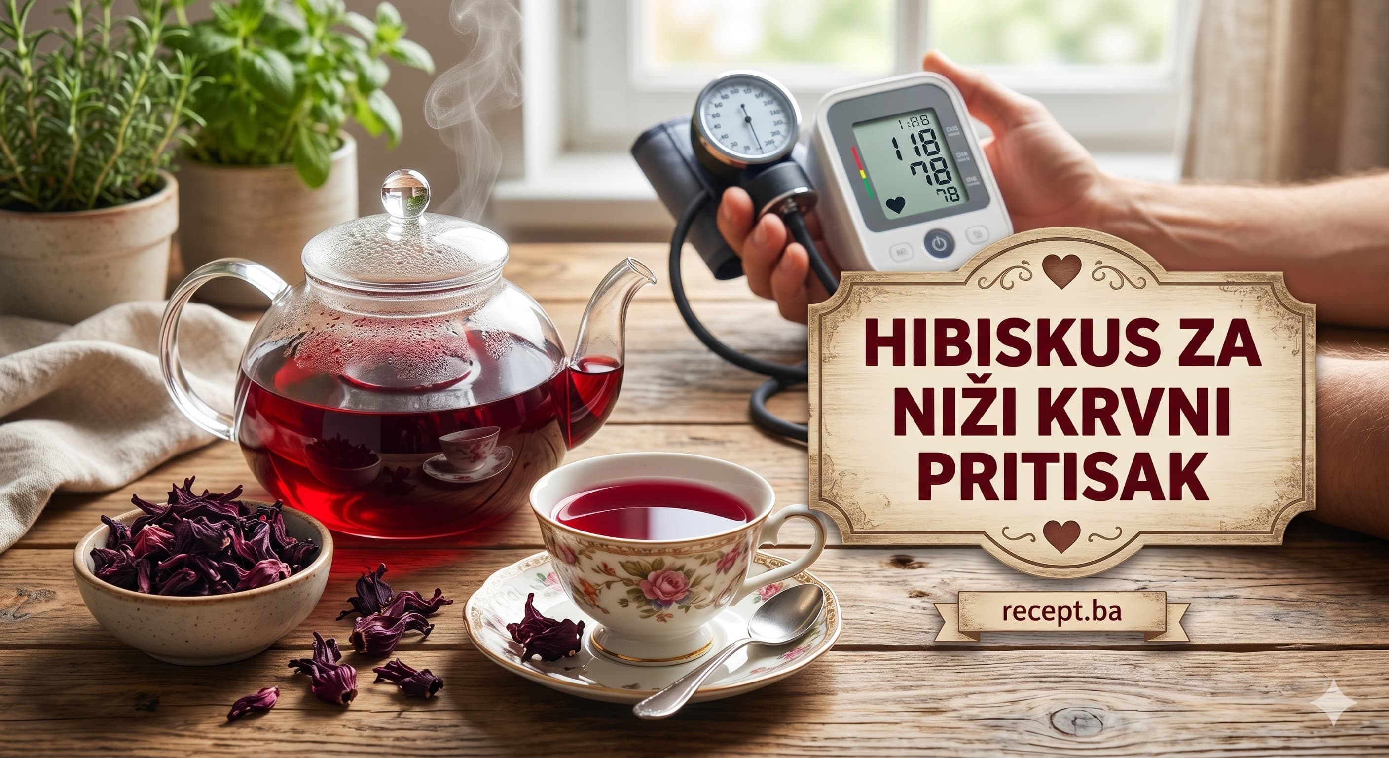Hibiskus za niži krvni pritisak