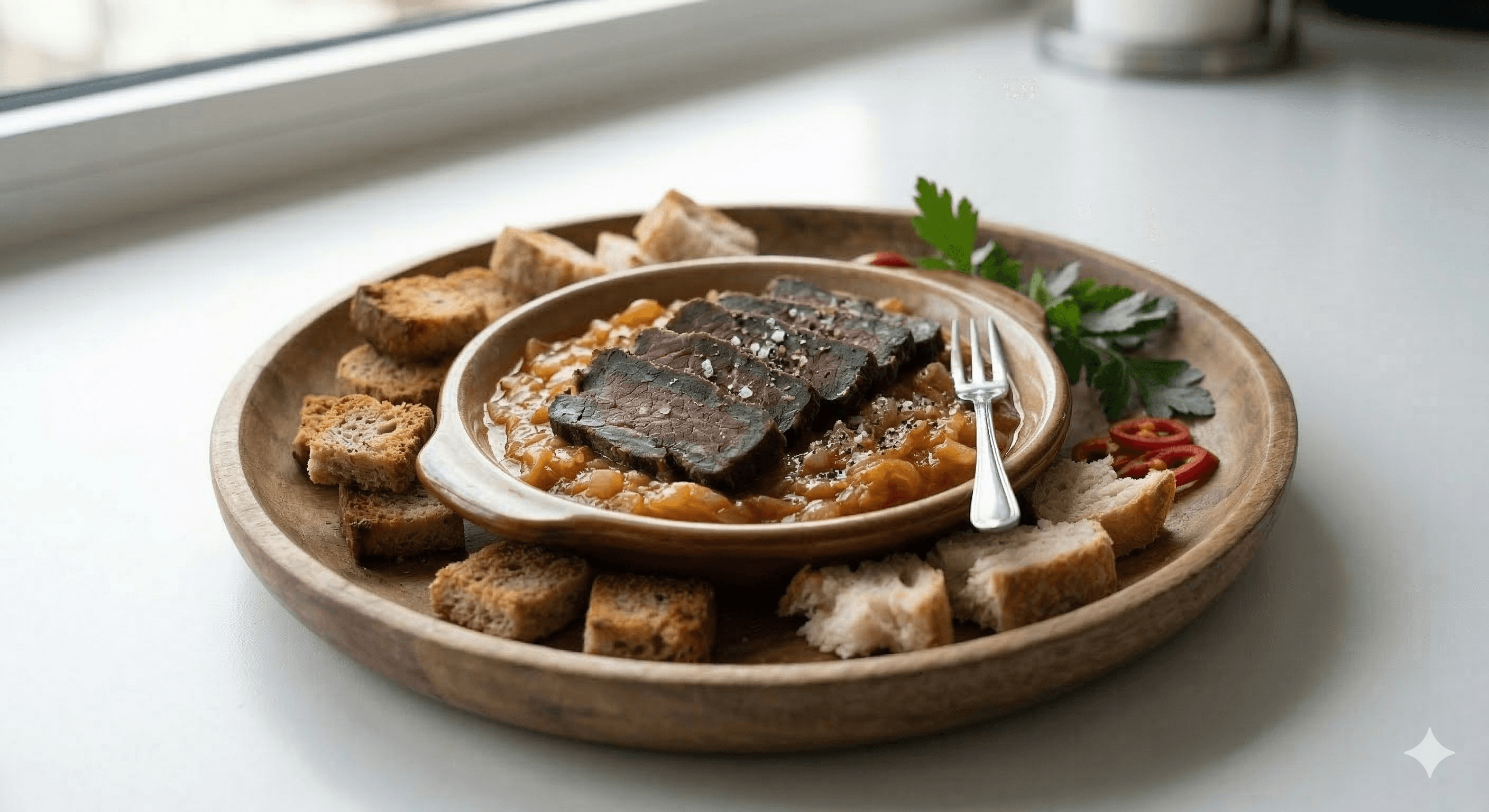 Suho meso sa hljebom