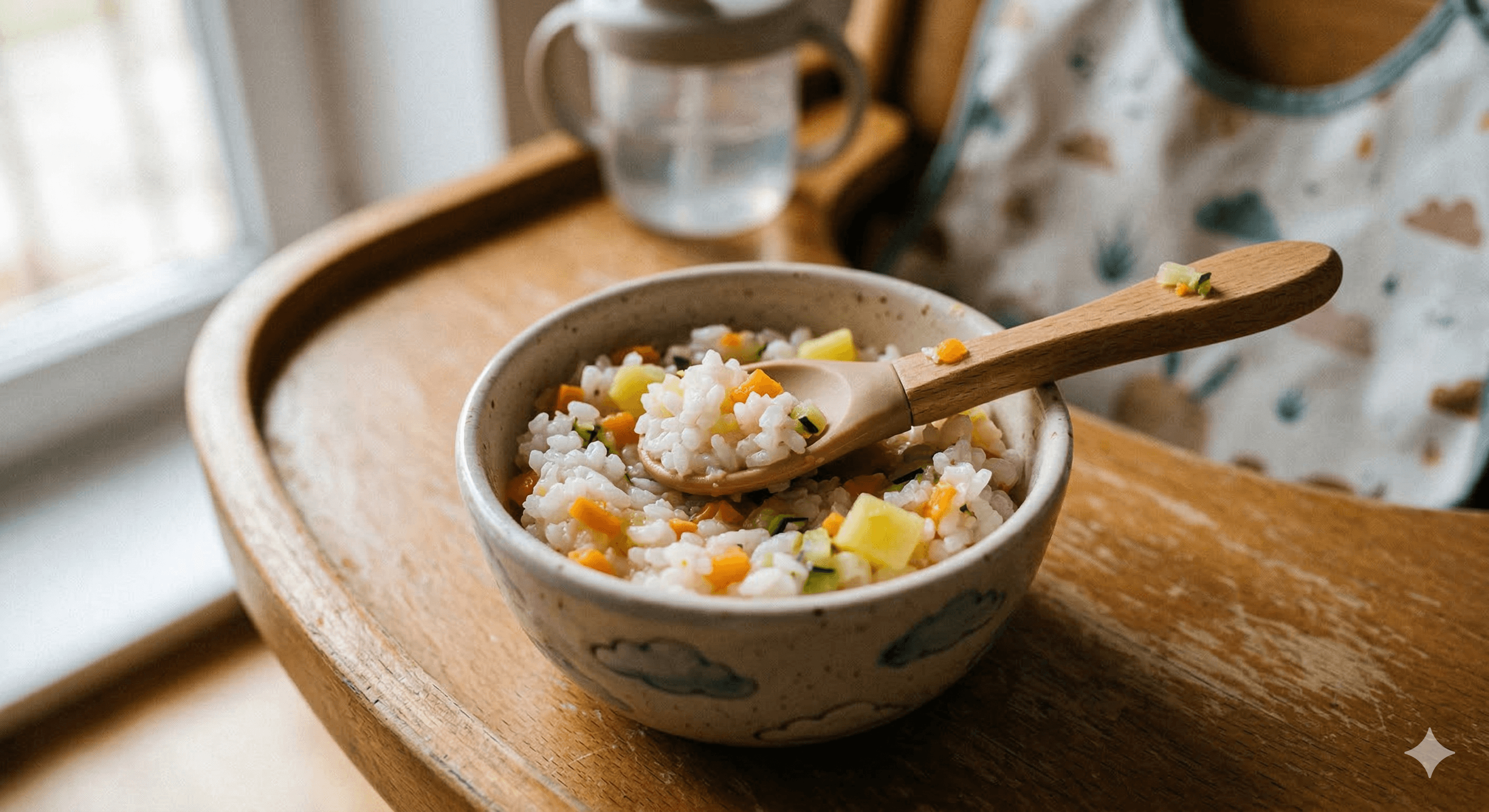 Riža sa povrćem za bebe (9-12 mjeseci)