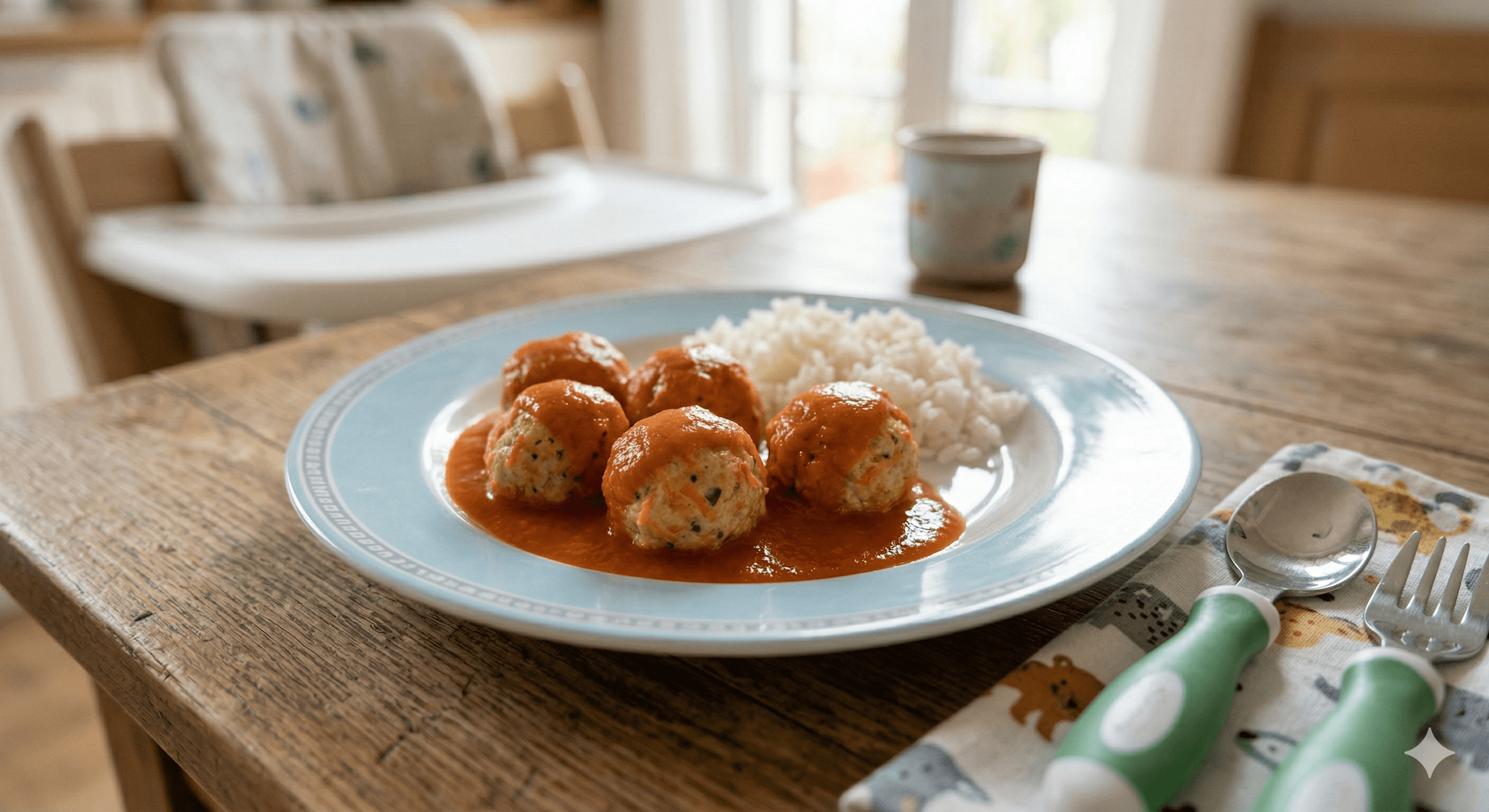 Nježne pileće polpete u sosu za najmlađe