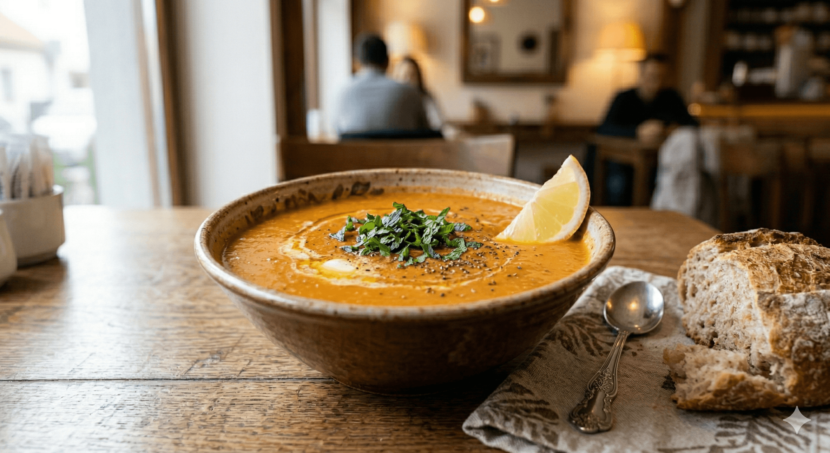 Kremasta čorba od crvene leće (Merdžimek čorba)