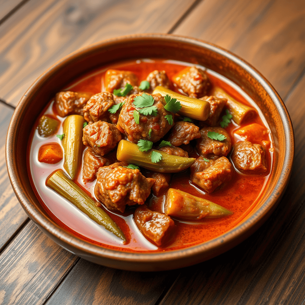 Bamija sa janjetinom