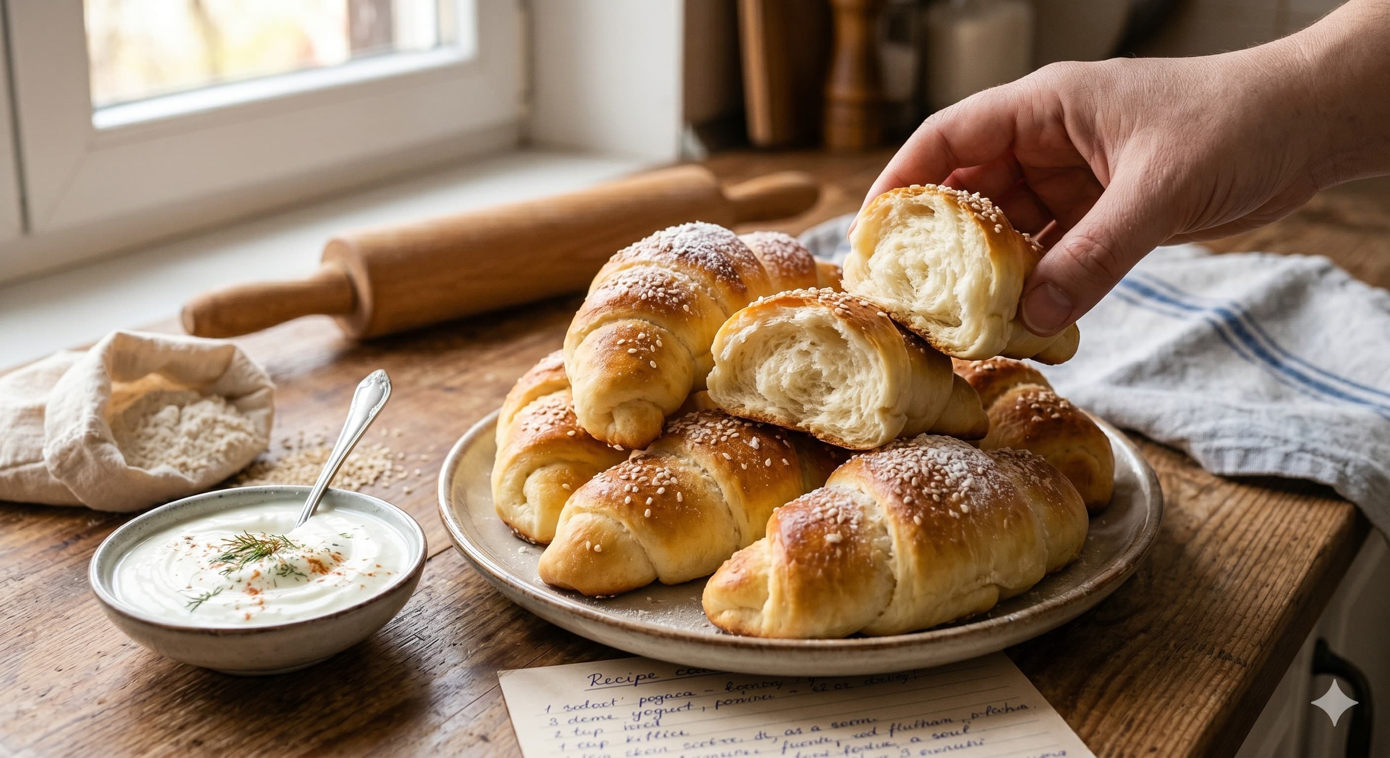 Najmekše kiflice s jogurtom