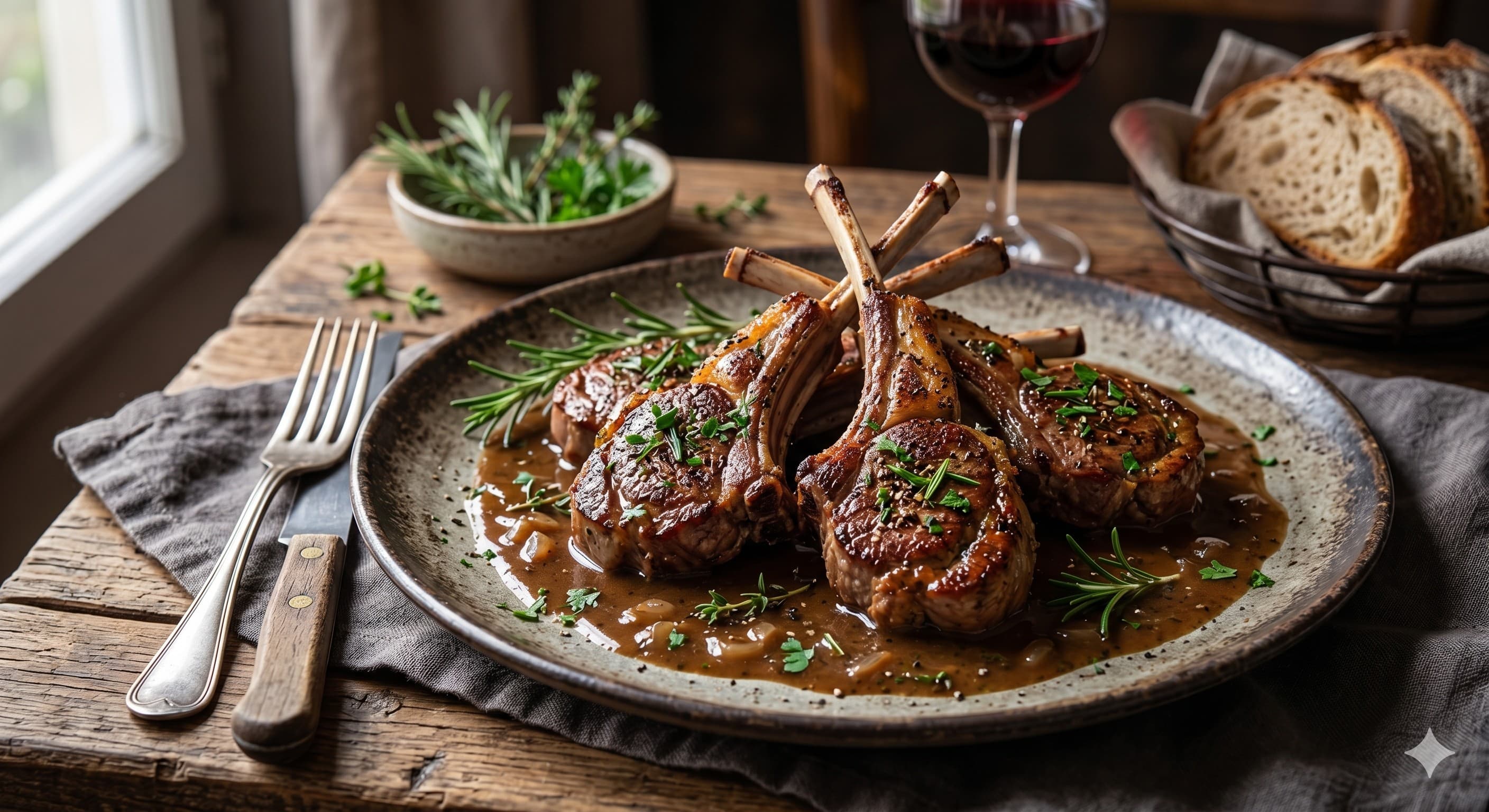 Jagnjeći kotleti u začinskom sosu