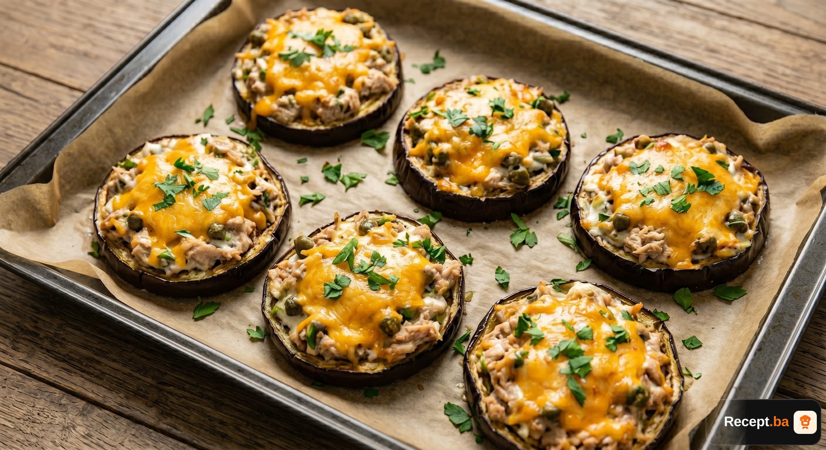 Tuna Melts na kolutovima patlidžana