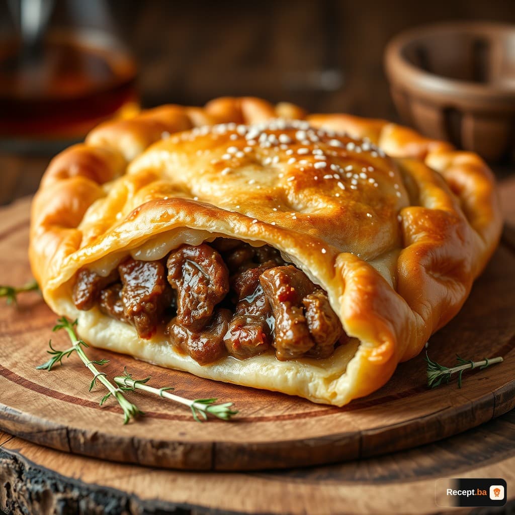 Tradicionalni bosanski burek sa mesom