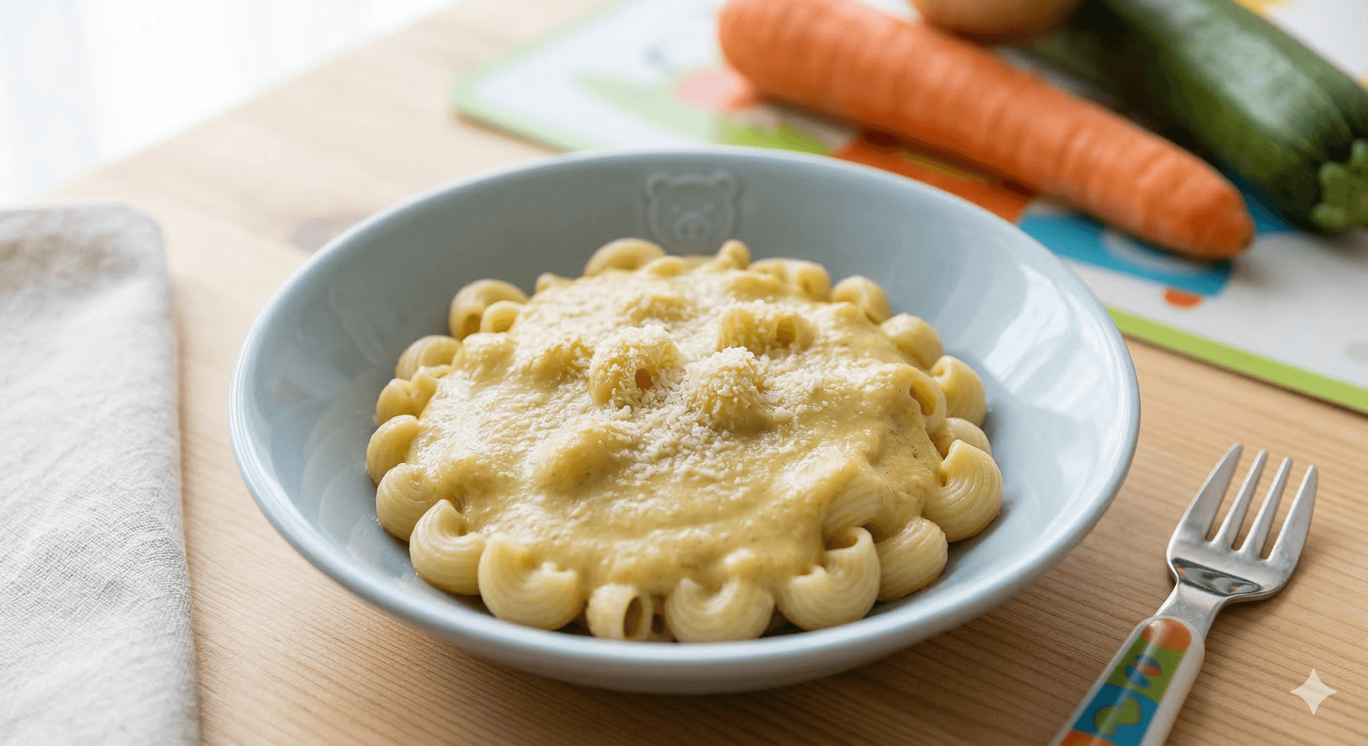 Kremasta tjestenina s povrćem za djecu