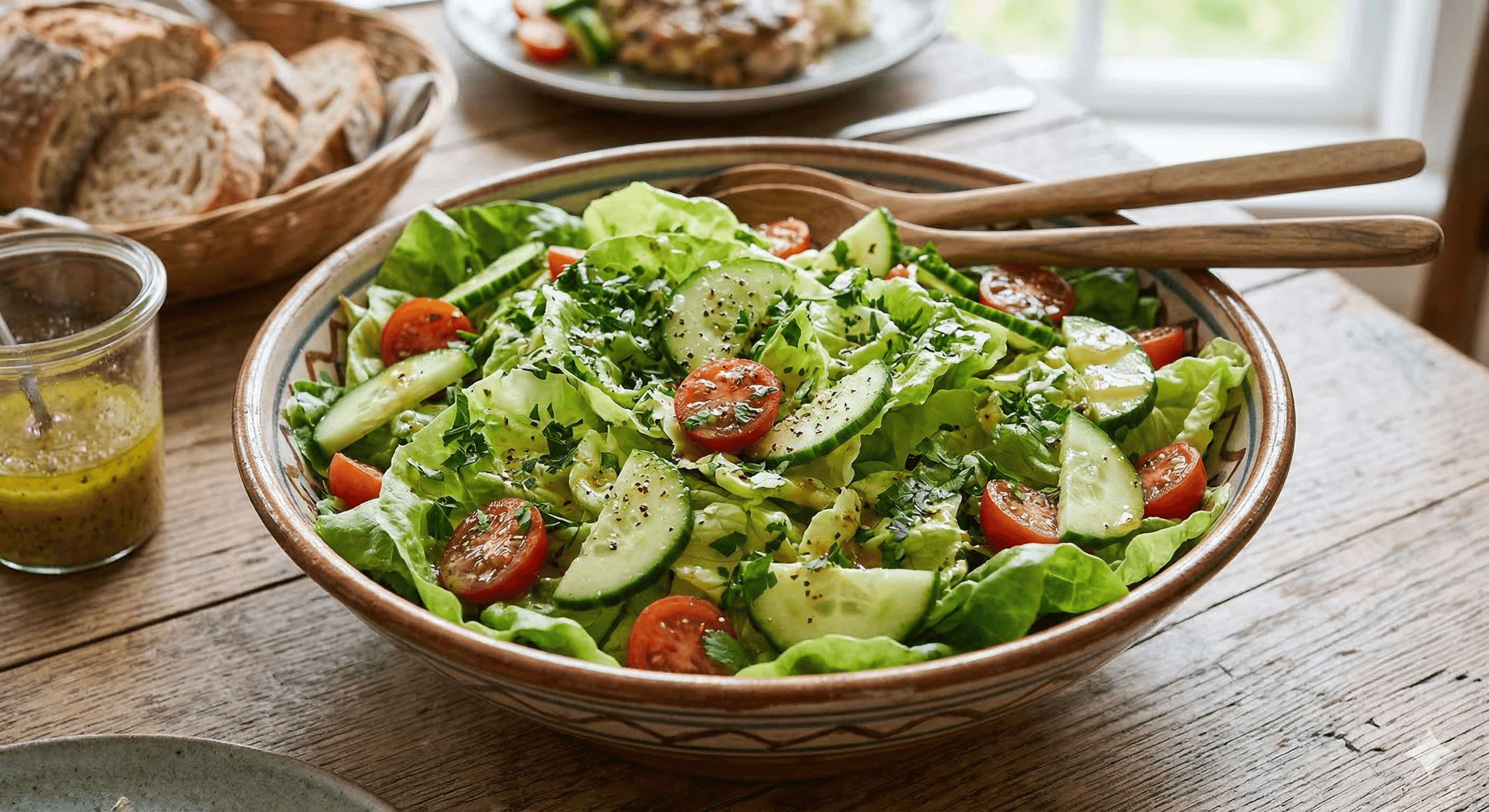 Zelena salata sa dresingom