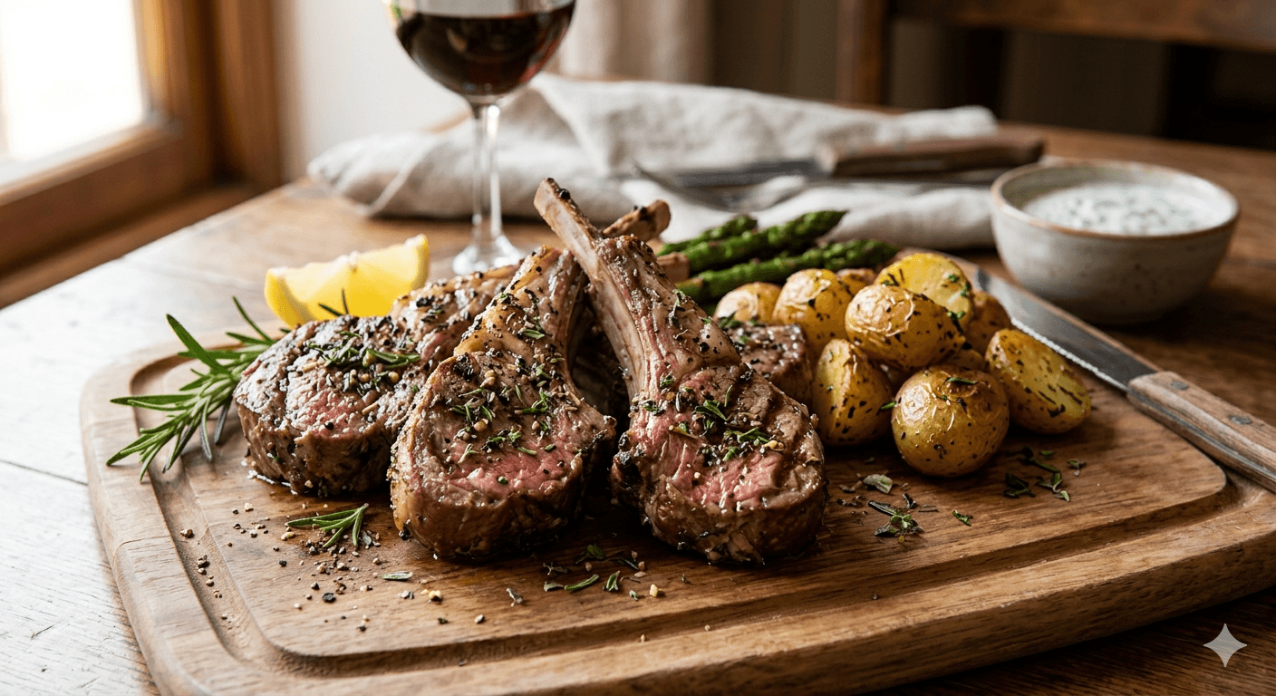 Jagnjeći kotleti sa začinskim biljem