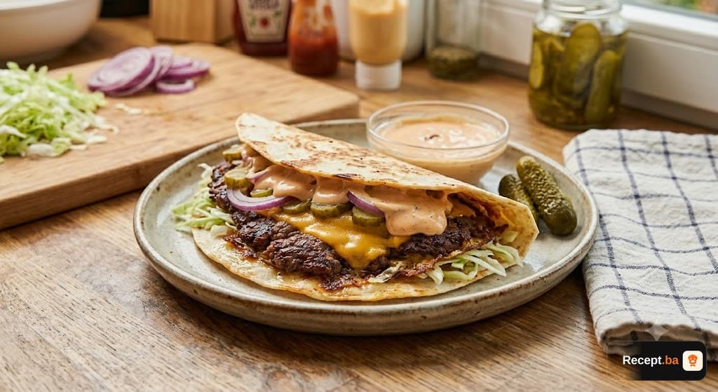 Viralni "Smash Burger" u tortilji