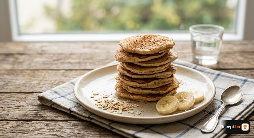 Zdrave baby palačinke od banane i zobenih pahuljica